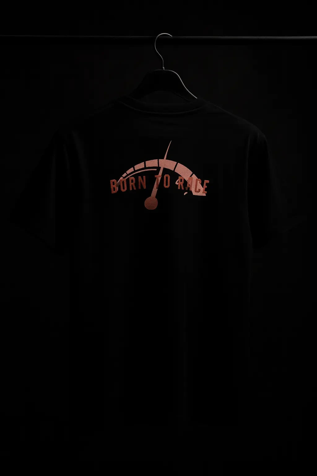 Men's Black "Wolffoxx Is Here" Front & Back Print Heavyweight Cotton Tee | Wolffoxx