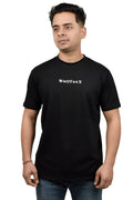 Wolffoxx Black Minimalist Chest Logo T-Shirt